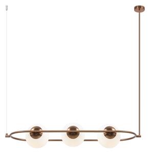 Maytoni MOD221PL-03BS - Lampadario a sospensione con supporto rigido ERICH 3xE14/40W/230V rame