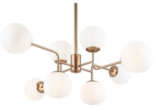 Maytoni MOD221-PL-08-G - Lampadario a sospensione con supporto rigido ERICH 8xE14/40W/230V rame