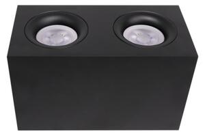 Maytoni C013CL-02B - Faretto SLIM 2xGU10/50W/230V nero