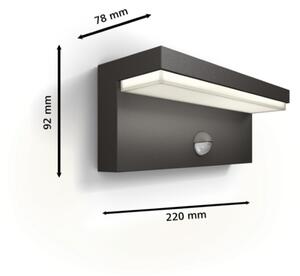 Philips - LED Applique da esterno con sensore BUSTAN LED/3,8W/230V IP44