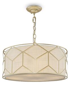 Maytoni H223PL-03G - Lampadario a sospensione con catena MESSINA 4xE27/40W/230V