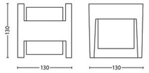 Philips - Applique a LED da esterno ARBOUR LED/3,8W/230V IP44