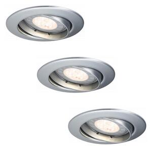 Paulmann 92516 - Set 3x LED GU10 3,5W lampade da incasso bagno 230V