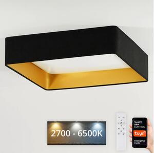 Brilagi-LED Lampada dimmerabile VELVET SQUARE LED/36W/230V Wi-Fi Tuya+telecomando nero