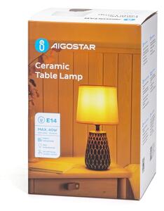 Aigostar - Lampada da tavolo 1xE14/40W/230V nero