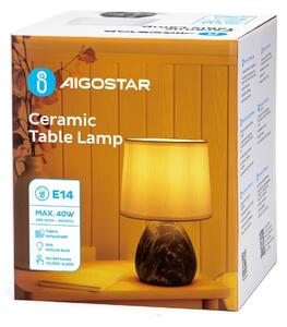 Aigostar - Lampada da tavolo 1xE14/40W/230V grigio