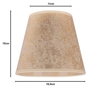 Duolla - Paralume SOFIA XS E14 diametro 18,5 cm oro