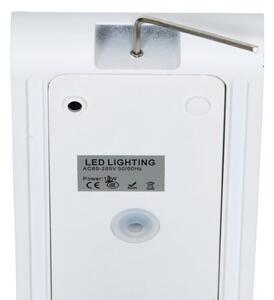 Ecolite ZFP12-BI - Applique a LED da esterno BRICK 2xLED/6W/230V IP65 bianco