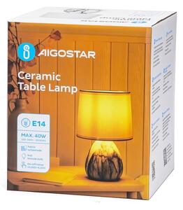 Aigostar - Lampada da tavolo 1xE14/40W/230V bianco