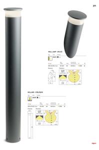 Redo 90073 - Applique a LED da esterno ALGON LED/9W/230V IP65 nero