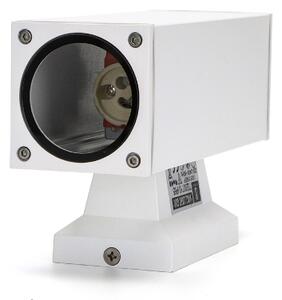 Aigostar - Applique da esterno 2xGU10/230V bianco IP65 quadrato