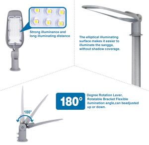 Aigostar - Lampione stradale LED SLIM LED/200W/230V 6500K IP65