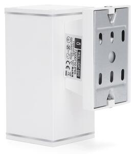 Aigostar - Applique da esterno 1xGU10/230V bianco IP65 quadrato