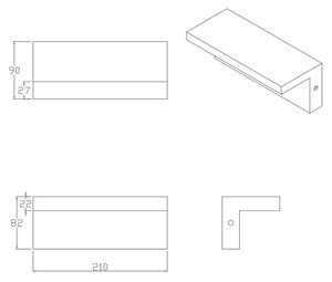 Applique a LED da esterno TESA LED/10W/230V IP54 nero