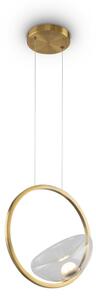 Maytoni MOD327PL-L5BS3K - Lampadario LED a sospensione con filo LUNARE LED/5W/230V oro