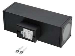 Applique da esterno 2xGU10/35W/230V IP54 quadrato nero