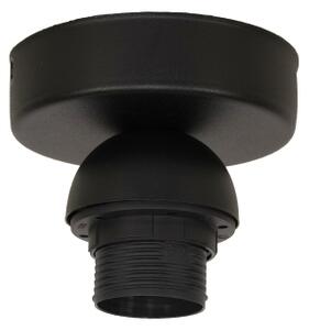 Duolla - Applique TOKYO RATTAN 1xE27/15W/230V diametro 50 cm argento/nero