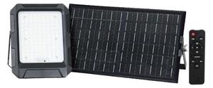 Faro solare a LED/15W/3,7V IP65 4000K nero + telecomando