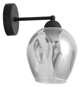 Applique LILI 1xE27/15W/230V nero/grigio