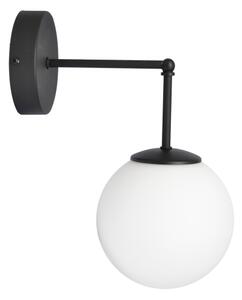 Applique MOON 1xE27/15W/230V nero