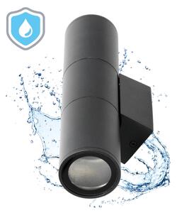 Applique da esterno 2xGU10/35W/230V IP54 arrotondato nero