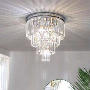 Brilagi - LED plafoniera in cristallo MOZART 5xE14/40W/230V cromo lucido
