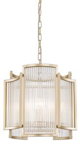 Zuma Line P0528-03A-V6AC - Lampadario a sospensione con catena SERGIO 3xE14/60W/230V oro