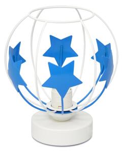 Lampada da tavolo per bambini STARS 1xE27/15W/230V blu/bianco