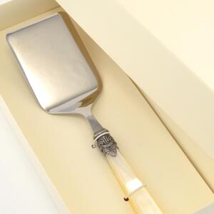 Confezione Pala Lasagne NAPOLEON manicatura in acrilico con ghiera lunghezza 246 mm composizione in scatolata bomboniera serigrafata