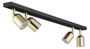 Faretto TOP 4xGU10/10W/230V nero/oro