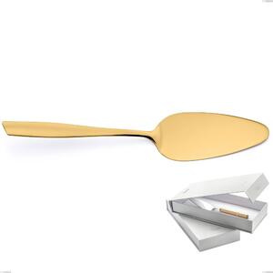 Confezione a libro 1 pezzo pala torta Eleven PVD Gold, Acciaio 18/10 lucido, spessore 2.5 mm, PVD oro
