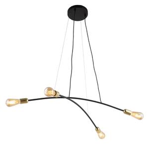 Lampadario a sospensione con filo HELIX 4xE27/15W/230V