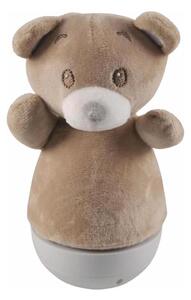 Lampada notturna LED RGB per bambini con melodia 3xAAA/5V orso