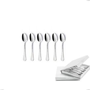 Confezione a libro 6 pezzi cucchiaino moka Firenze, Acciaio inox 18.10 (Aisi304) , spessore 2.5 mm