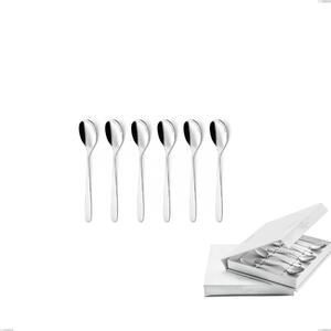 Confezione a libro 6 pezzi cucchiaino moka Griffe, Acciaio inox 18.10 (AISI304) , spessore 3.0 mm