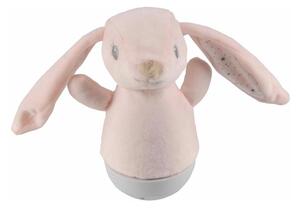 Lampada notturna LED RGB per bambini con melodia 3xAAA/5V con coniglio