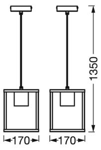 Ledvance - Lampadario a sospensione con filo DECOR NAIROBI 1xE27/15W/230V