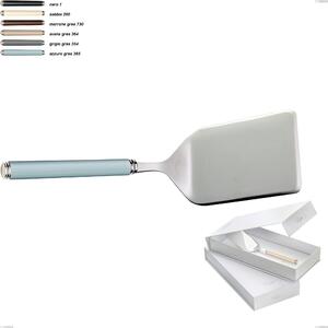 Confezione a libro 1 pezzo pala lasagne linea gres, acciaio 18/10 aisi 304 manici in acrilico