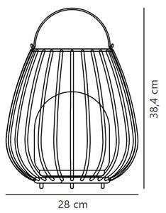Nordlux - Lampada portatile da esterno dimmerabile JIM TO-GO LED/3W/3,7V IP54