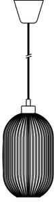 Nordlux - Lampadario a sospensione con filo MILFORD 1xE27/40W/230V diametro 20 cm