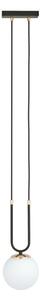 Lampadario a sospensione con filo GLAM 1xE14/10W/230V nero