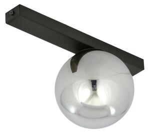 Plafoniera FIT 1xE14/10W/230V nero/grigio