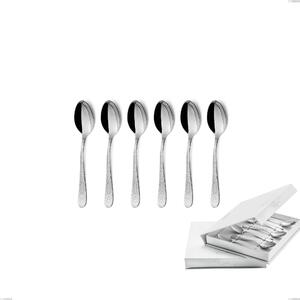 Confezione a libro 6 pezzi cucchiaino moka Portofino, Acciaio inox (Aisi 304) inox lucido
