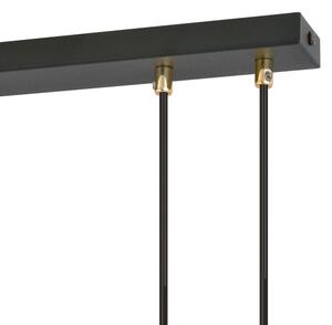 Lampadario a sospensione con filo GLAM 4xE14/10W/230V nero