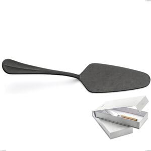 Confezione a libro 1 pezzo pala torta Royal Retr� PVD Black, Acciaio inox 18/10 antico, spessore 2.5 mm, pvd black