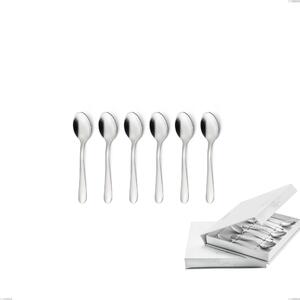 Confezione a libro 6 pezzi cucchiaino moka Segno, Acciaio inox 18/10 (AISI304), spessore 1.8 mm