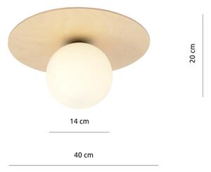 Plafoniera KENZO 1xE14/10W/230V beige