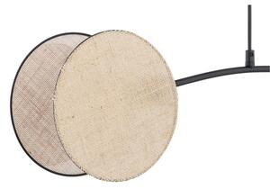 Lampadario a sospensione con filo MOTIF 2xE27/15W/230V beige