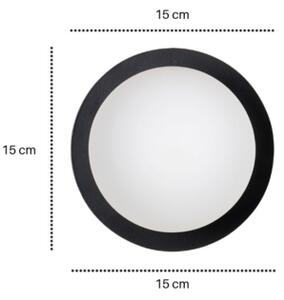 Applique MINERVA 1xE14/10W/230V nero