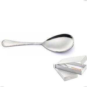 Confezione a libro 1 pezzo pala riso Luigi XVI, Acciaio Inox 18.10 (AISI304), spessore 3.00 mm